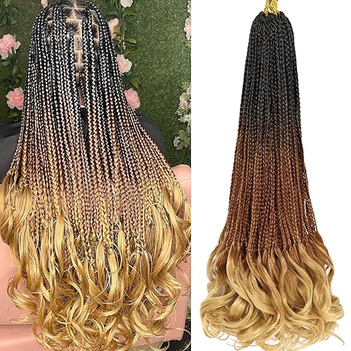 Curly Crochet Hair for Women 24 Inch Goddess Box Braids