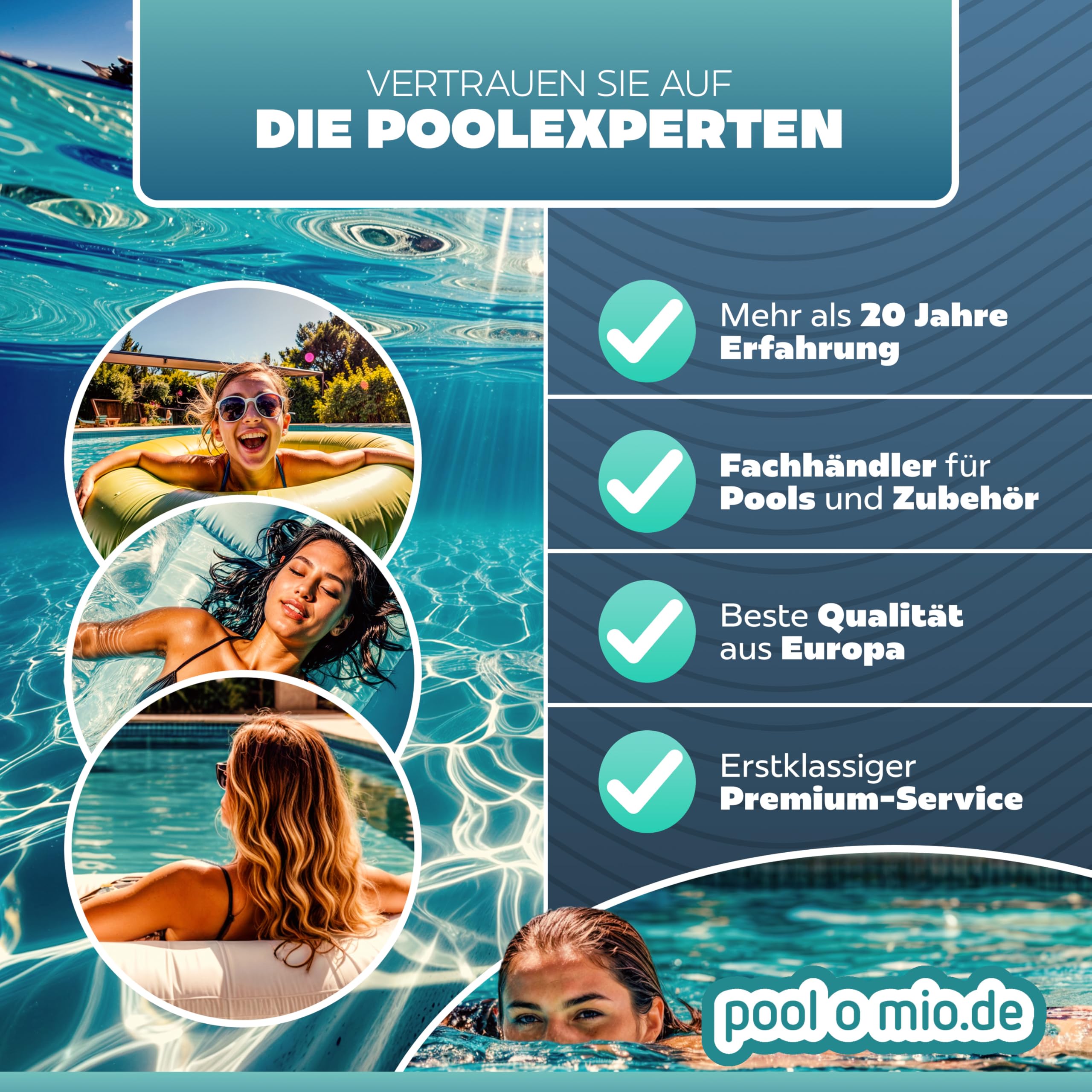 poolomio® Basenowy Wąż 32 mm / 9 m Czarny | Elastyczny Solarny do Pompy, Ogrzewania Basenu i Maty Solarnej | Stabilny 1 1/4" Odporny na Promieniowanie UV, Ssący