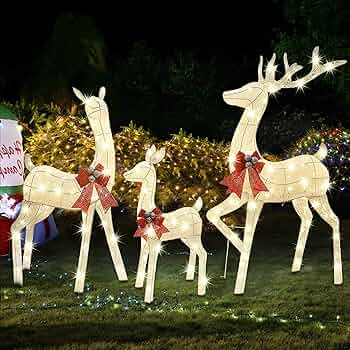  Little Reindeer 新品 Eight Tiny Reindeer Dasher Ornament - Keepsake Ornaments