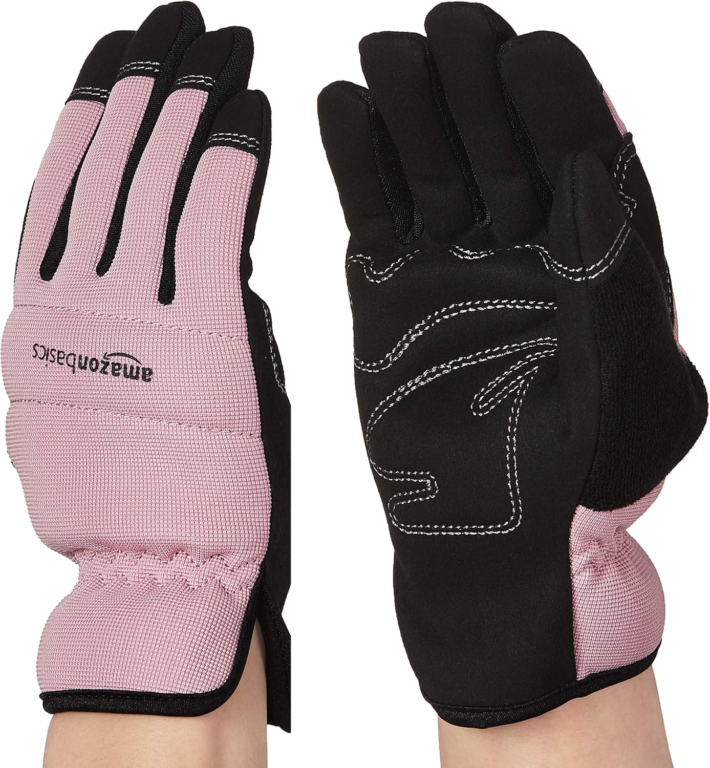 Amazon Basics Women's Work Gloves, Garden Gloves, Pink, XS Amazon.ca