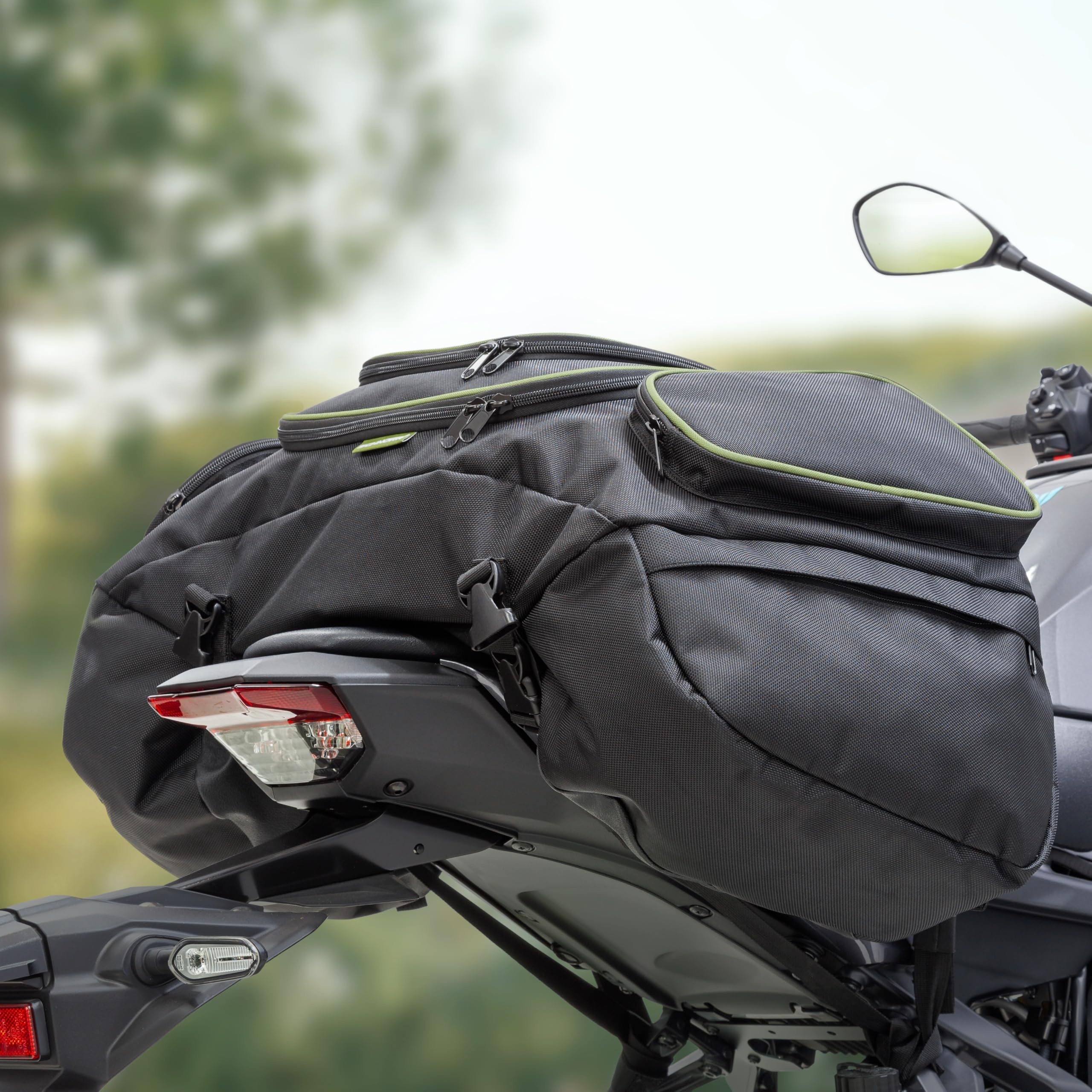 ZIEGER SCHNORR TB50 Wasserresistent Motorrad Hecktasche 50L Gepäcktasche Saddle Bag