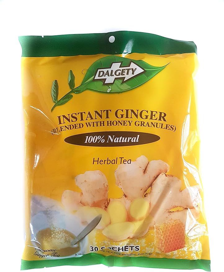Dalgety Instant Ginger Herbal Tea Bag 270g (30 Sachets) Blended with