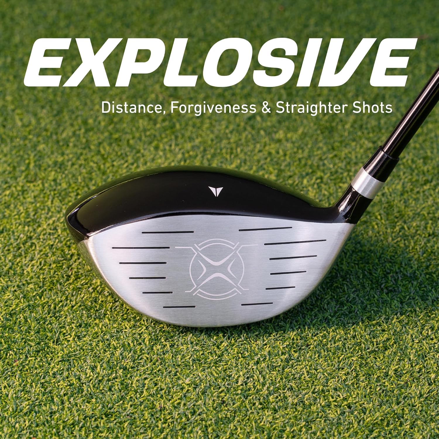 Precise M3 Men’s 14-Piece Golf Set – 460cc Driver, Wood, Hybrid, 6-PW Irons, Putter, Stand Bag, 3 Headcovers and Cover - RH