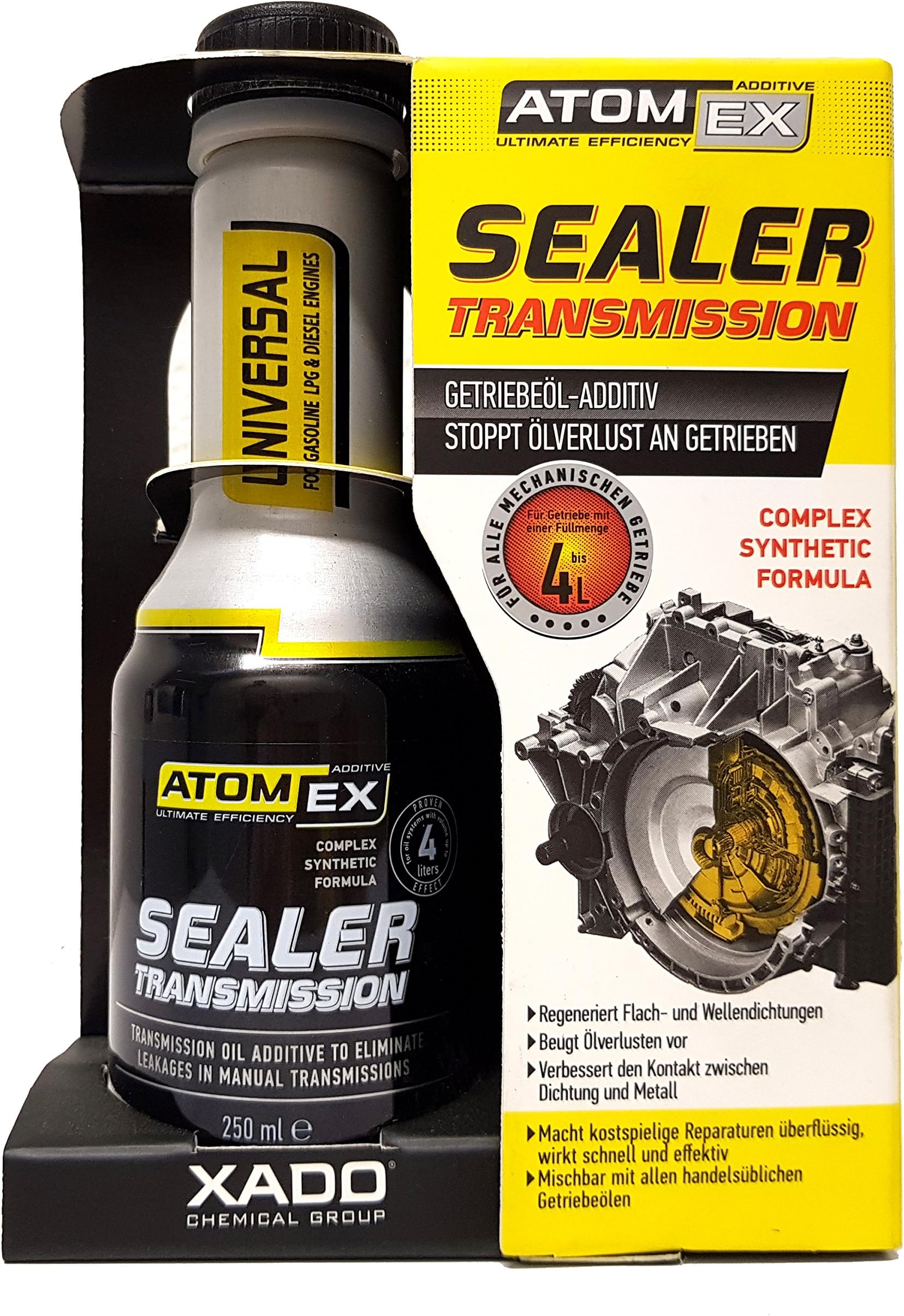 XADO Transmission Sealer Stop Leakage with Ceramic Metal Conditioner Revitalizant® - 250ml