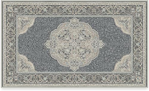 RUGGABLE x Disney - Alfombra lavable tradicional de Mickey Mouse, perfecta para guardería, sala de juegos, habitación de niños, apta para mascotas y