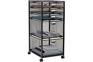Mind Reader Mesh Rolling Cart: The Ultimate Home and Office Organizer