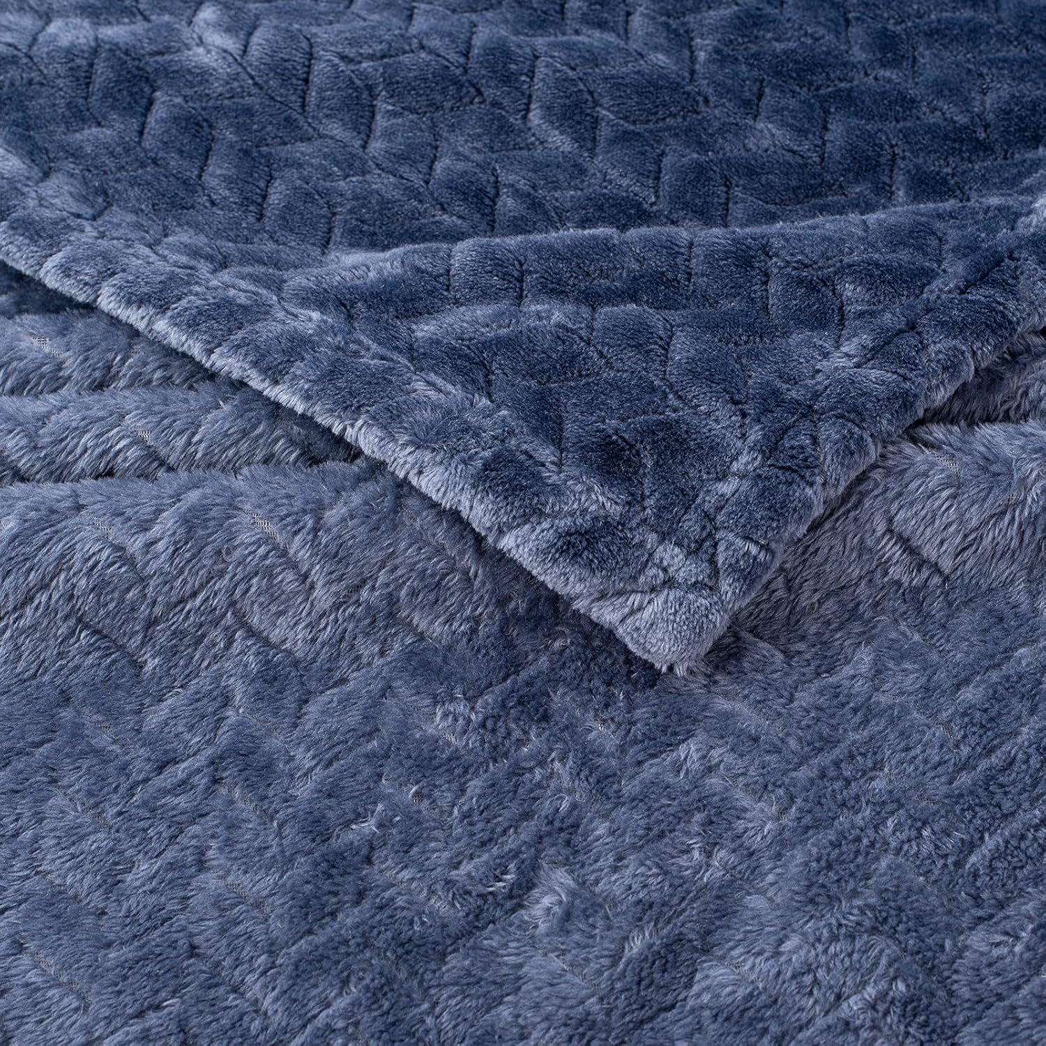 Baby Blanket or Pet Blanket, Comfy Soft Warm Blankets for Baby Girls and Boys, Dog and Cat, Plush Fleece Throw Blankets for Sofa, Couch, Travel and Camping (Elf-Ear 28" x 40", Navy Blue) : Baby