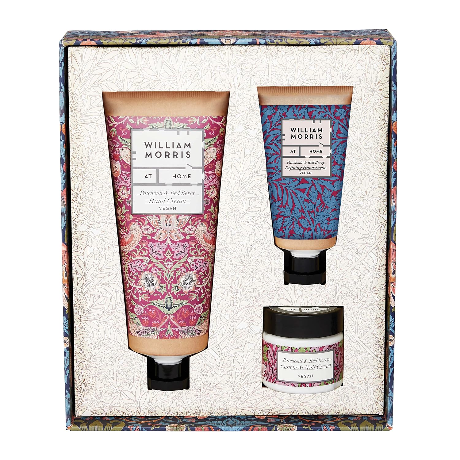 Christmas 2022 by William Morris At Home Strawberry Thief Handcare Treat Set