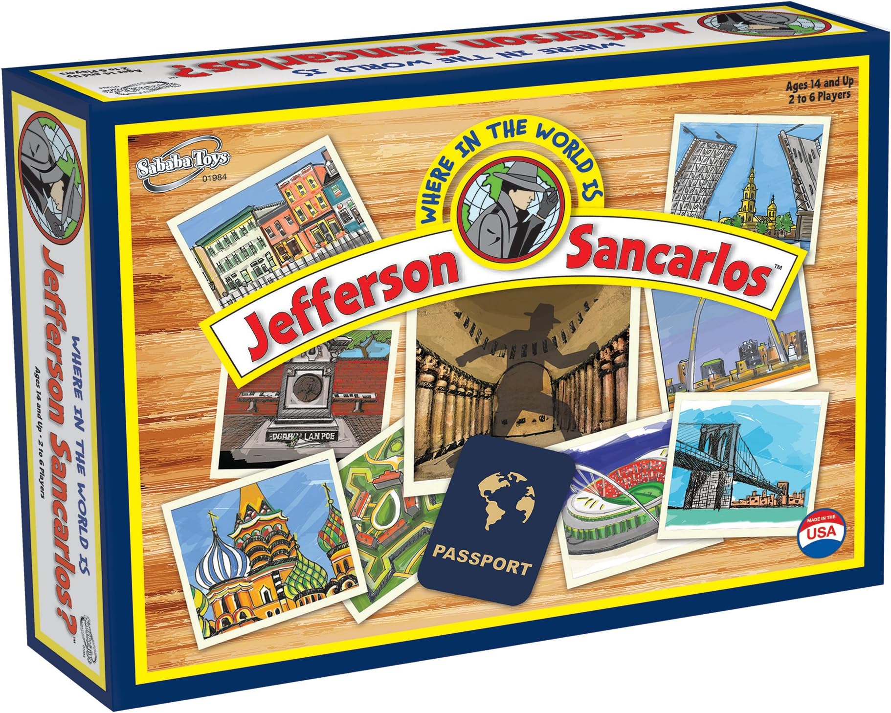 Sababa Toys Where in the World Is Jefferson Sancarlos