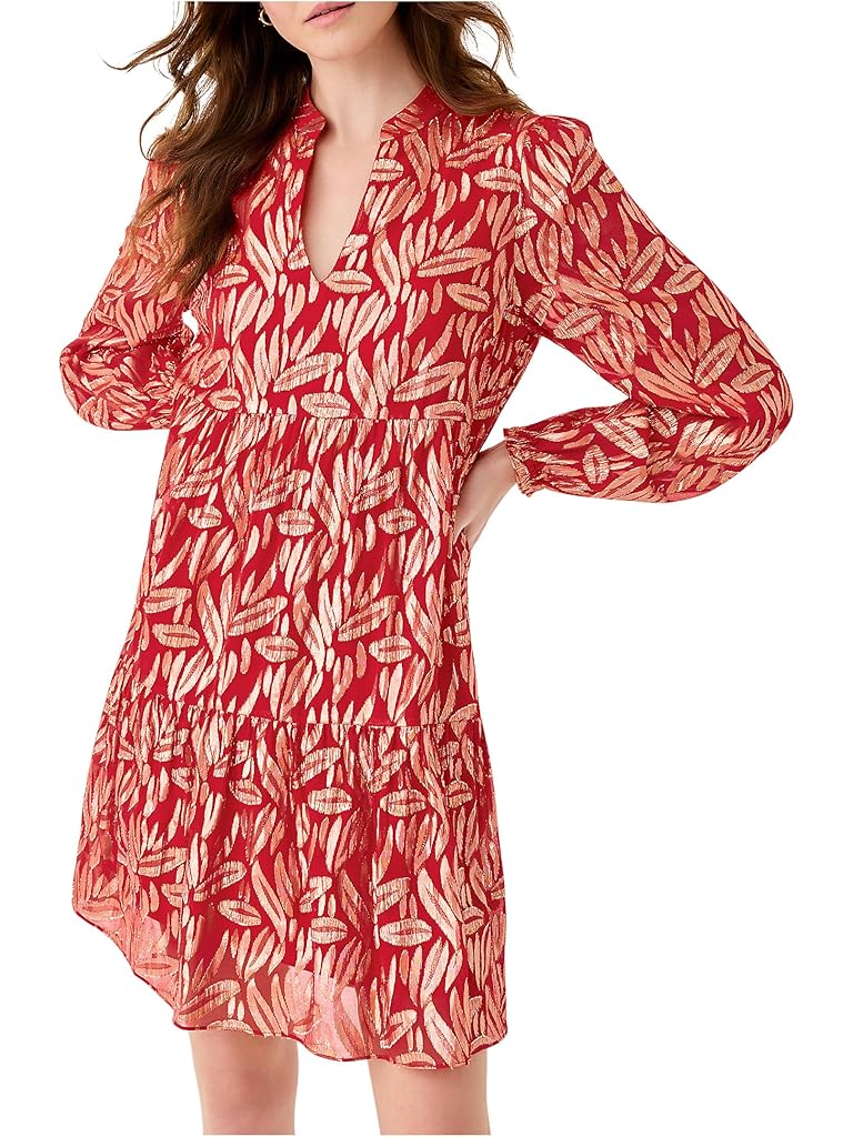 Red Lilly Pulitzer Cornellia Silk Dress