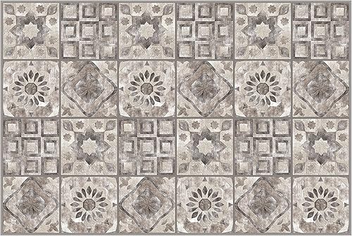 Miniatura 3 de Dundee Deco Panel de pared 3D de PVC de imitación marrón beige, 3 x 2 pies (35.4 in x 23.6 in), decoración de paneles de pared de diseño interior,