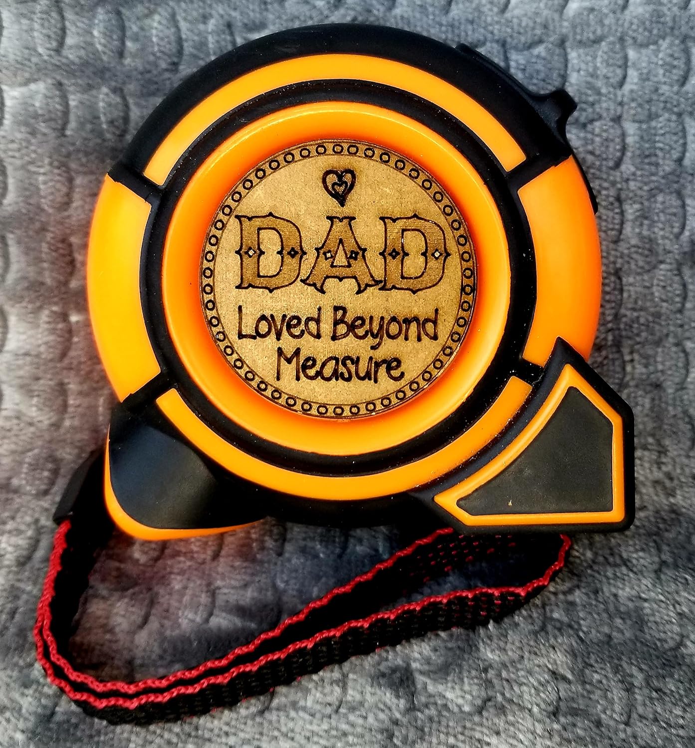 Father's Day Gift for Dad | Engraved Tape Measure with Box | Dad Loved Beyond Measure | REAL Wood | Loved Beyond Measure | Gift for Dad | Engraved 25 Ft Tape Measure