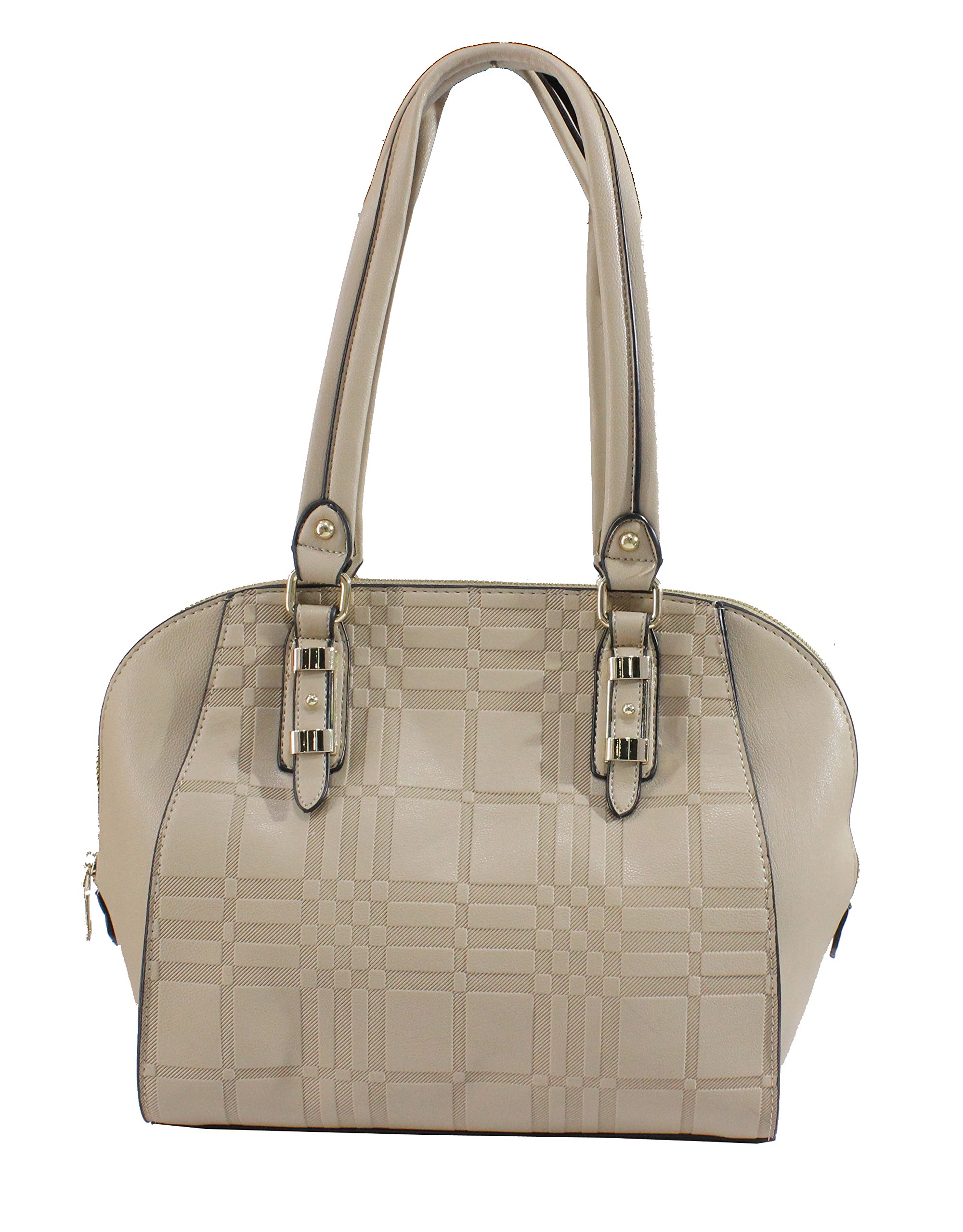 MABEL WOMEN PU HANDBAG- BEIGE C5529