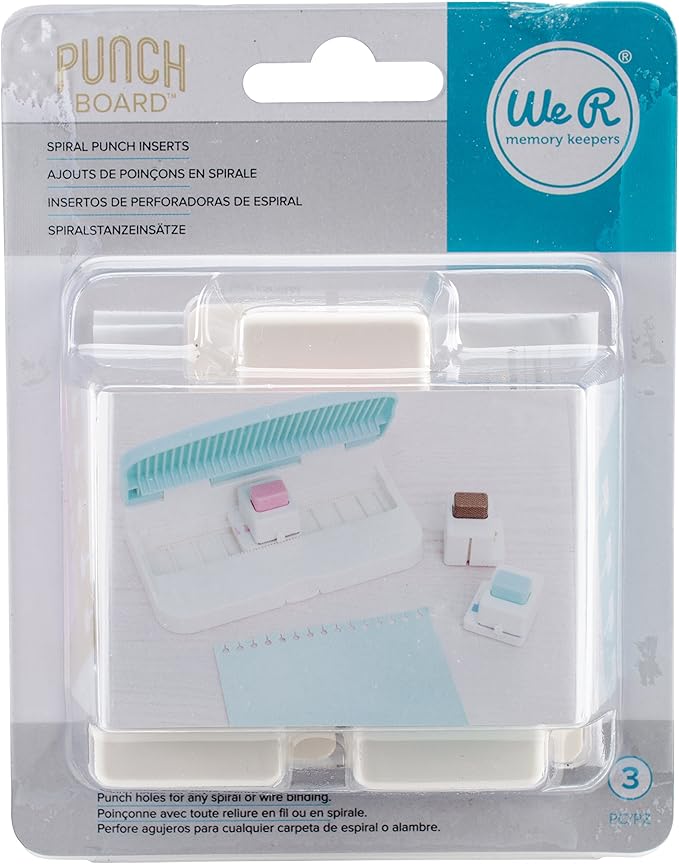 We R Memory Keepers Spiral Punch Inserts for Planner Punch Board 3