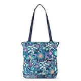 Sakroots Olympic Convertible Backpack in EcoTwill, Adjustable Straps, Royal Blue Seascape