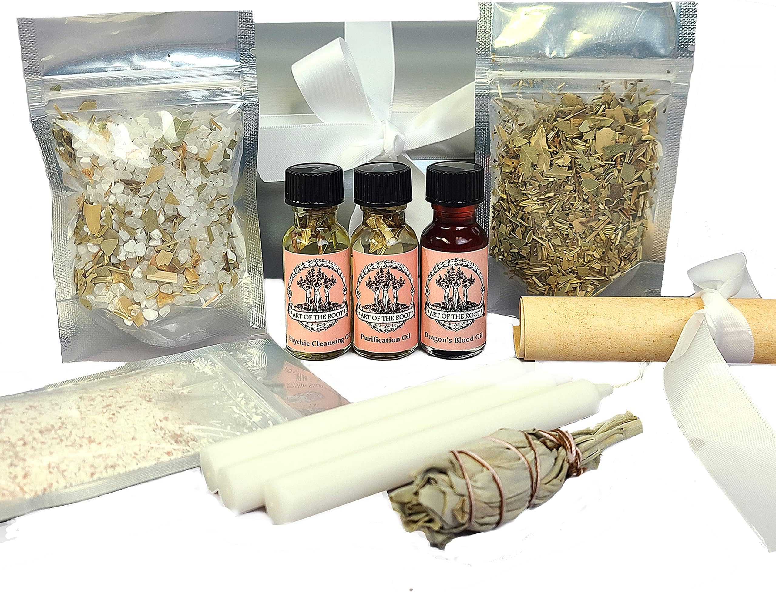 Purification 3 Spell Ritual Kit | Cleansing, Purifying, Banishing & Negative Energy Rituals | Wiccan, Pagan, Conjure & Magic