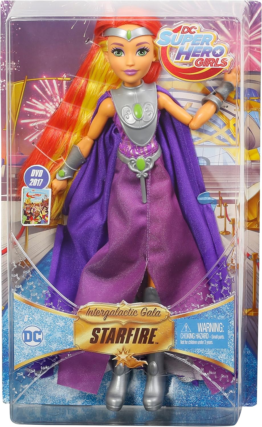 DC SUPER HERO Girls Starfire Intergalactic Gala Doll