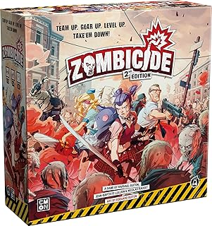 Asmodee - ZOMBICIDE Saison 1-2ème Édition - Jeu de Société de Figurines De Plateau - Jeu Coopératif pour Adultes et Adolescents Dès 14 Ans - 1 À 6 Joueurs - 60 Min - Version Française - Cmon