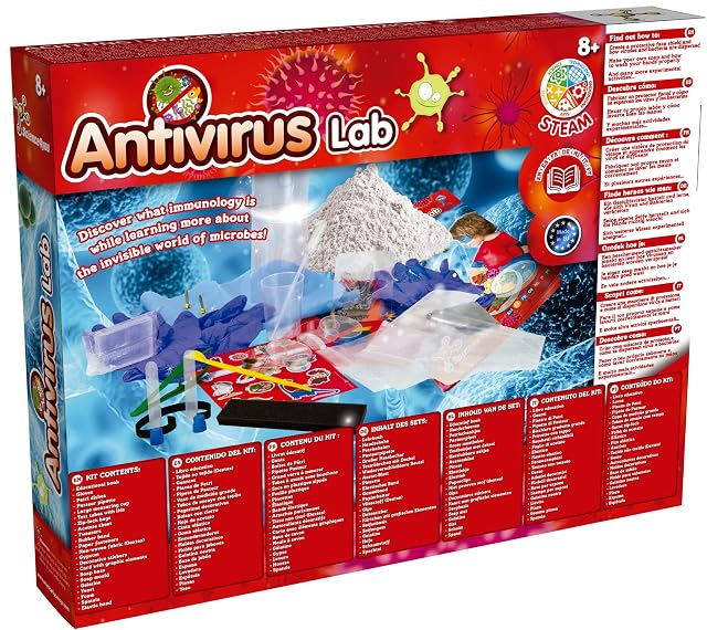 Foto 2 de 8 de Science4you - Laboratorio Antivirus Juego de Experimentos para Niños 8+ años