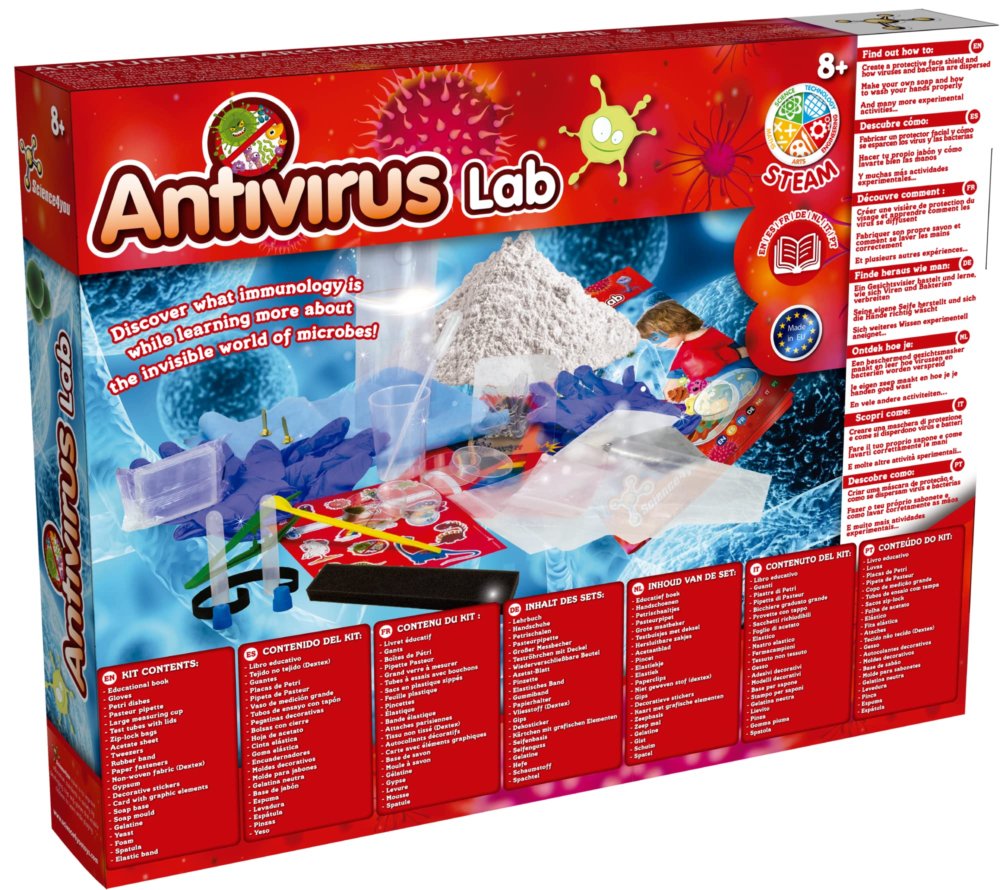 Science4you Super Laboratoire de Parfum pour Enfants +8 Ans - Jeux pour Fabriquer des Parfums, Kits Éducatifs de Sciences +13 Experiences pour Enfants, Cadeau pour Garçon et Fille 8-12 Ans Science4you Super Laboratoire de Parfum pour Enfants +8 Ans - Jeux pour Fabriquer des Parfums, Kits Éducatifs de Sciences +13 Experiences pour Enfants, Cadeau pour Garçon et Fille 8-12 Ans