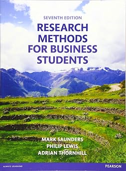 Research Methods for Business Students 7th Edition