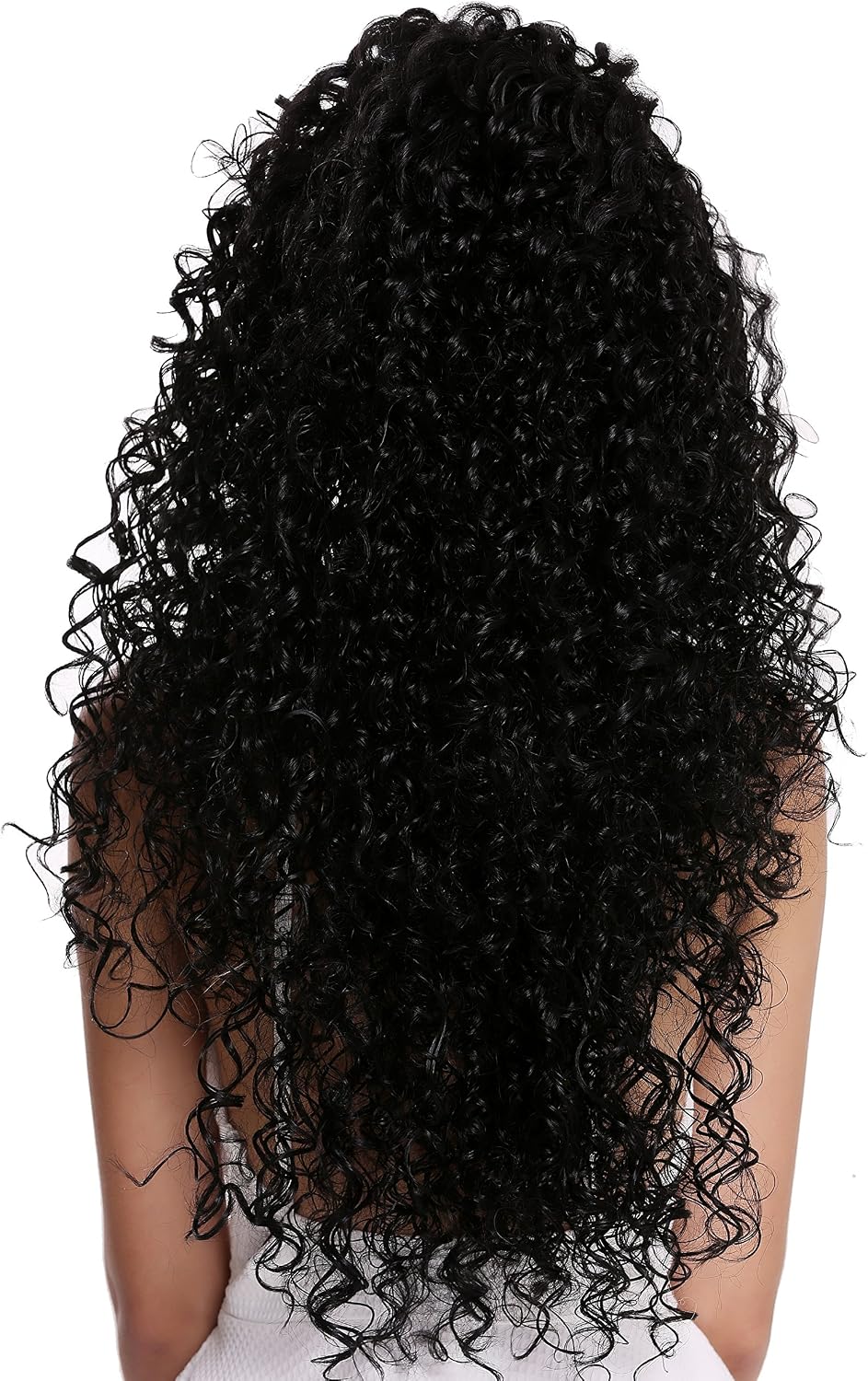 WIG ME UP - LL006-LF-1B Quality women's wig lace front bushy curls Brazil Latina black lady, Velvet black (1B), Länge: ca. 75 cm - Image 4
