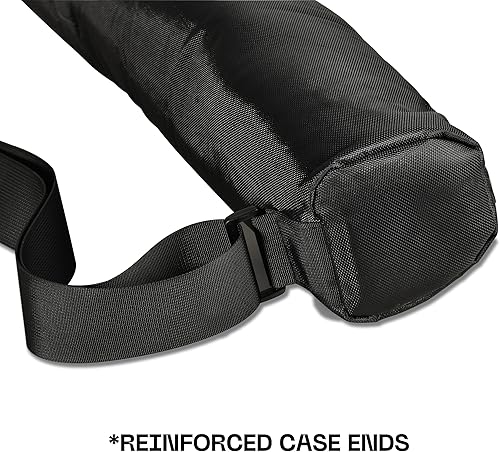 Miniatura 4 de FANAUE Funda de trípode con compartimentos, 39.4 x 9.8 x 9.8 pulgadas, bolsa de trípode resistente con correas para el hombro, funda de transporte