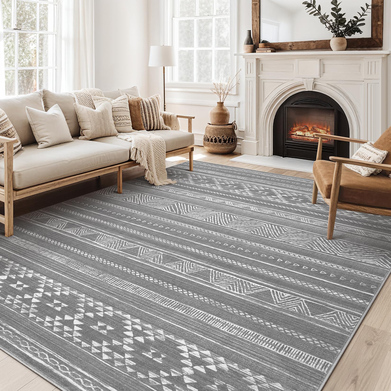 Dmoyest Living Room Area Rug 