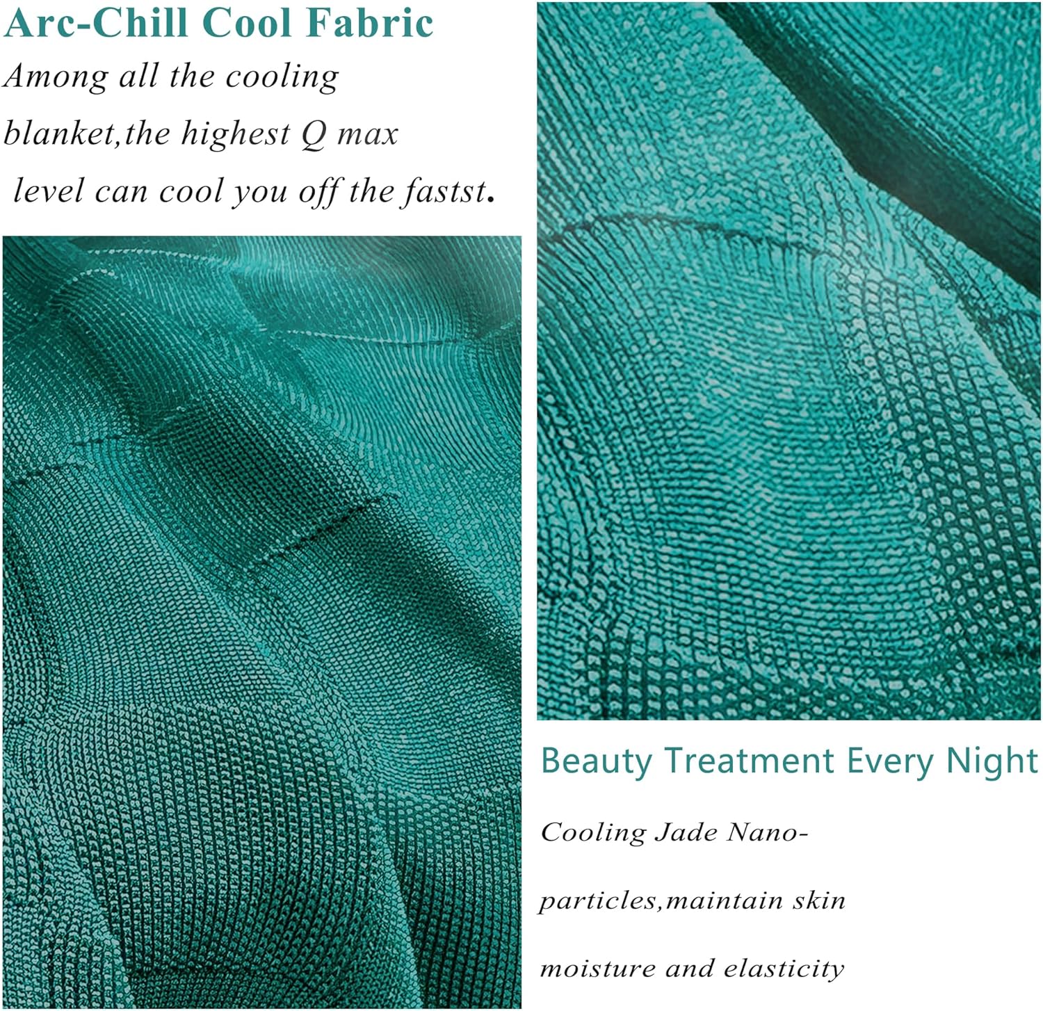 AmyHomie Cooling Blanket,90"x90"Queen Size,Summer Blankets with Double Sided Cold Effect, Arc-Chill Q-Max>0.5 Cool Fiber, Breathable Lightweight Blankets for Hot Sleepers Night Sweats - Image 6