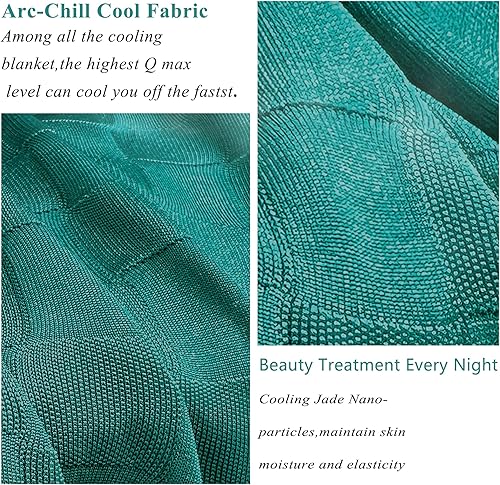 Miniatura 6 de AmyHomie Manta Refrescante, 90"x90" Tamaño Queen, Mantas de Verano con Efecto Frío de Doble Cara, Arc-Chill Q-Max0.5 Fibra Fresca, Mantas Ligeras
