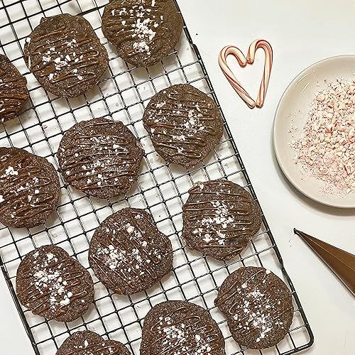 Miniatura 4 de XO Baking Co - Mezcla de galletas de menta y chocolate doble, sabor sin OMG, con certificación de doble chocolate y menta, sin conservantes ni