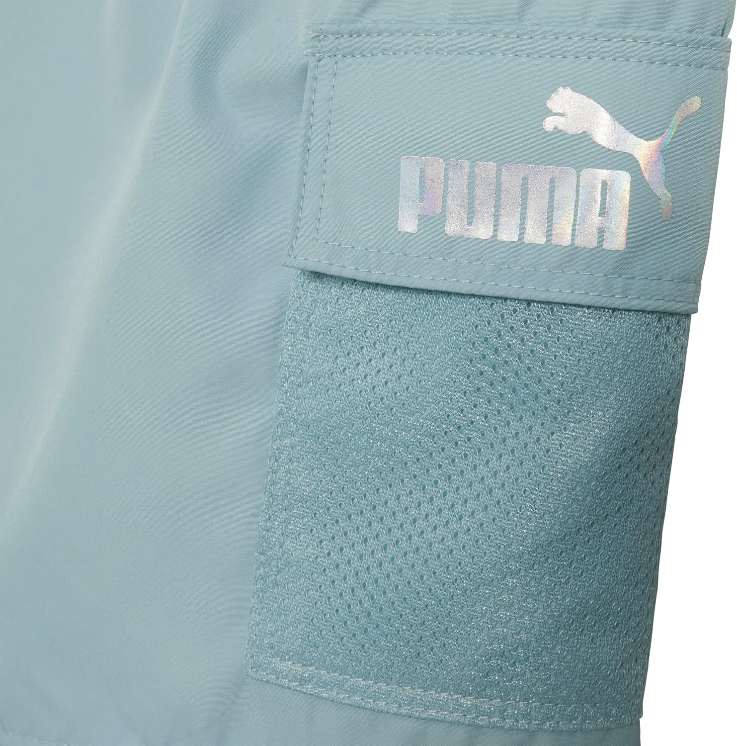 Puma Girls' Fashion Shorts, Elastic Waistband & Puma Cat Logo