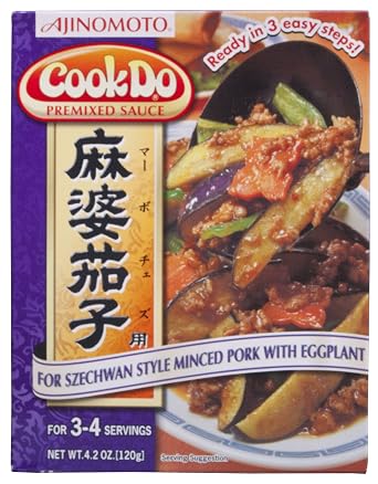 Ajinomoto Cookdo Mabo Eggplant, 4.2-Ounce Units Pack of 10