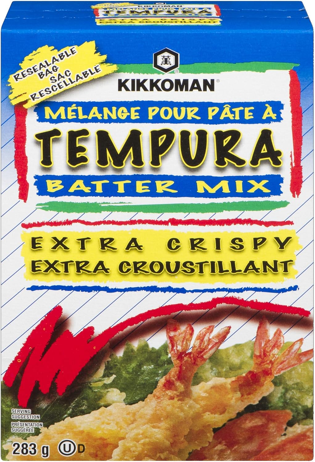 Kikkoman Tempura Batter Mix Crispy Tempura Batter Mix With A Light Crisp Texture And Smooth Golden Finish 283 G Amazon Ca Grocery Gourmet Food