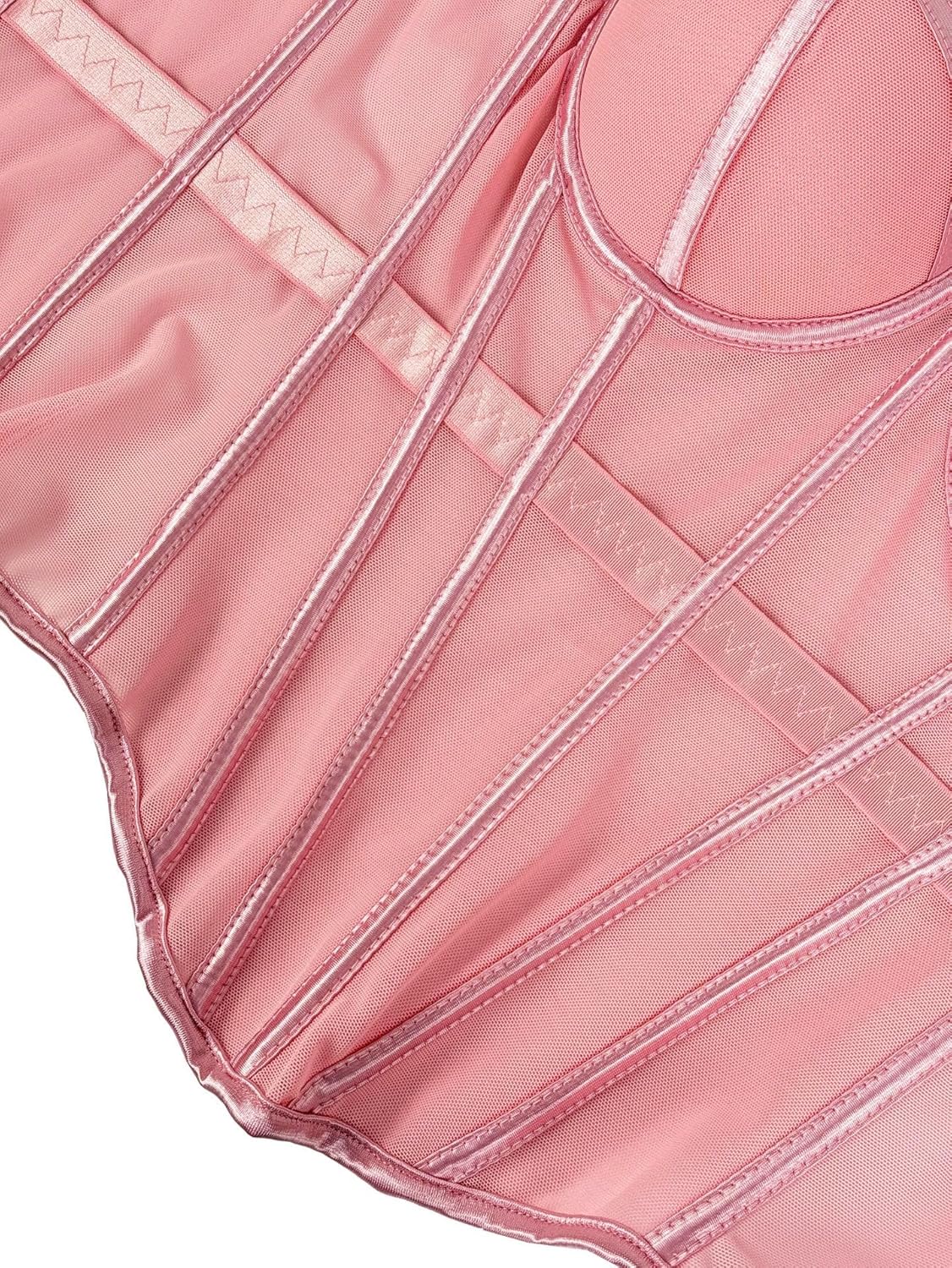 Mesh Corset Tops for Women Spaghetti Strap Date Night Top Going Out Party Club Top