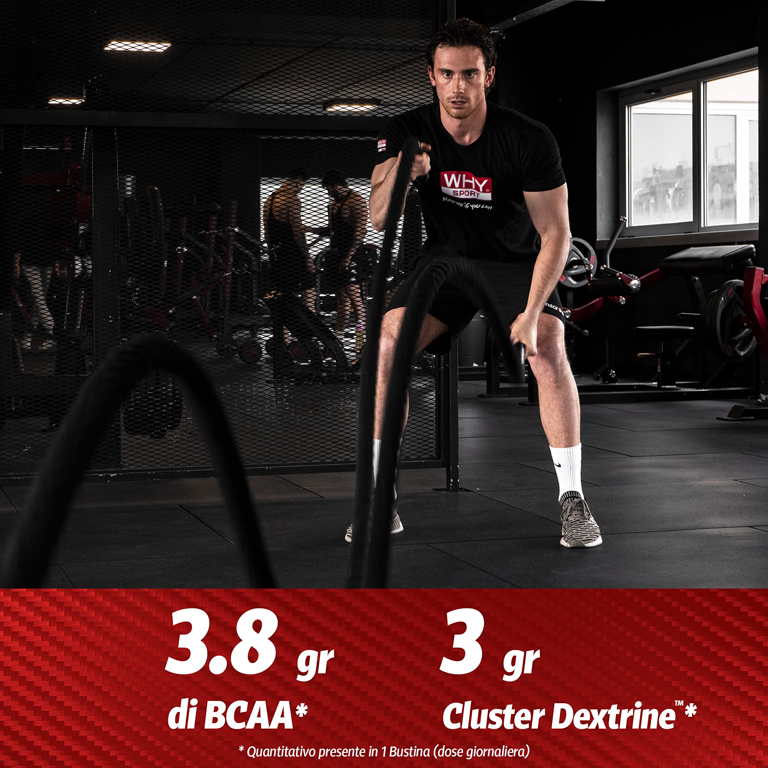 WHY SPORT REFUEL - Integratore Alimentare Energetico a Base di OKG - Aminoacidi - Vitamina C - Gusto Agrumi - 20 Bustine - 25 gr