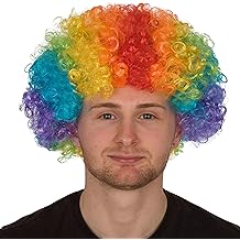 afro wigs rainbow