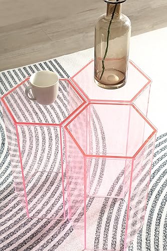 Miniatura 8 de Artmaze Acrylic Display Stand,End Table,Showcase (19 inch)