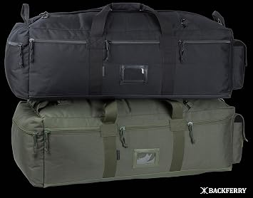 Large Military Duffle Bag Army Holdall Bag Travel Duffel Bag with Removable Backpack Shoulder Straps 80Litre