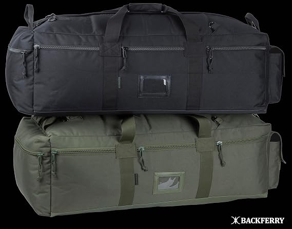 Large Military Duffle Bag Army Holdall Bag Travel Duffel Bag with Removable Backpack Shoulder Straps 80Litre
