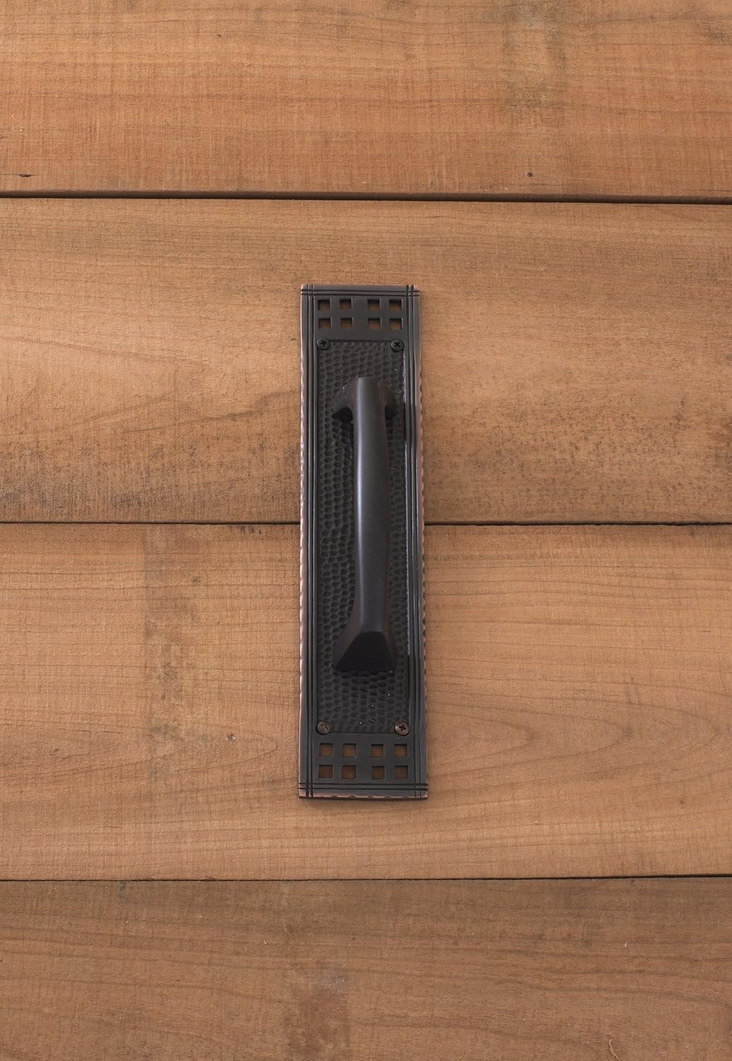 A05-P5351-613VB Arts & Crafts Pull Plate, 2-7/8 x 11-1/4, Venetian Bronze