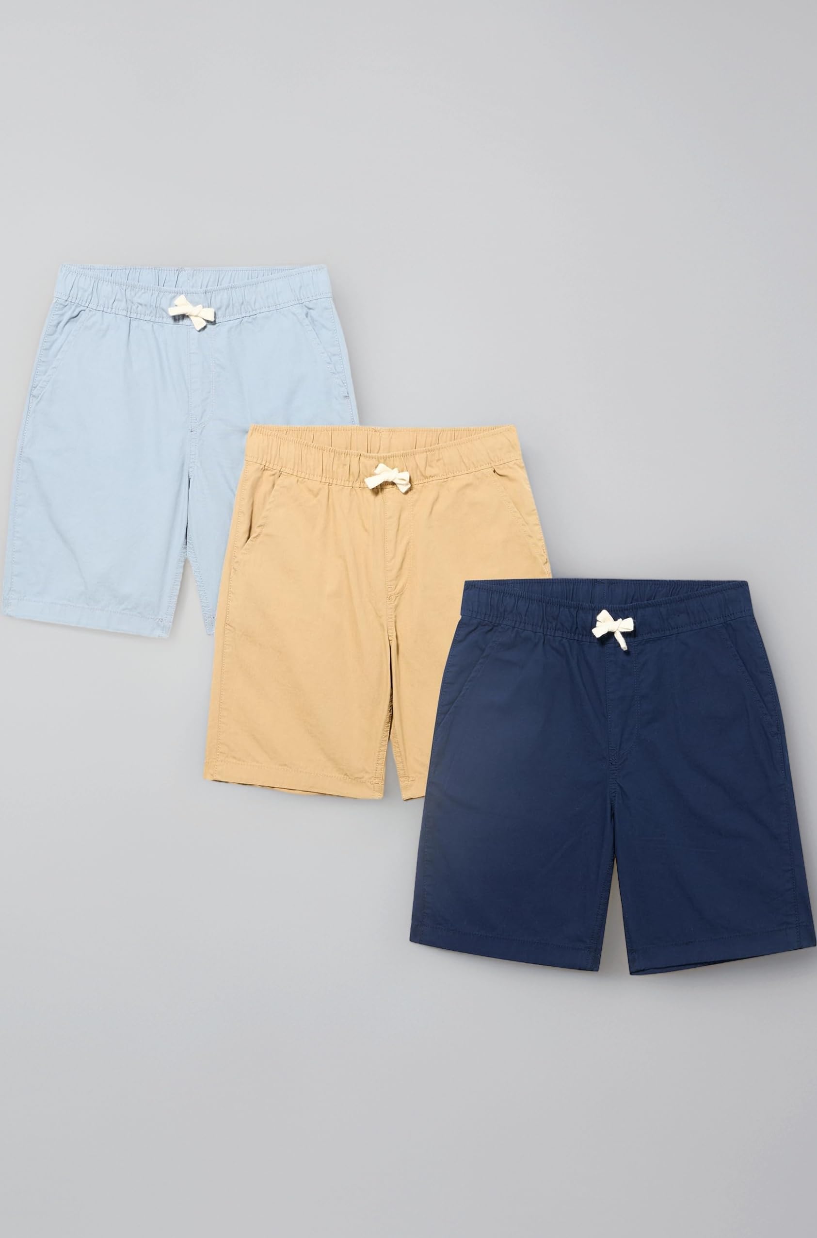 The Children's Place Boys Uniform Pull on Jogger Shorts 3-Pack