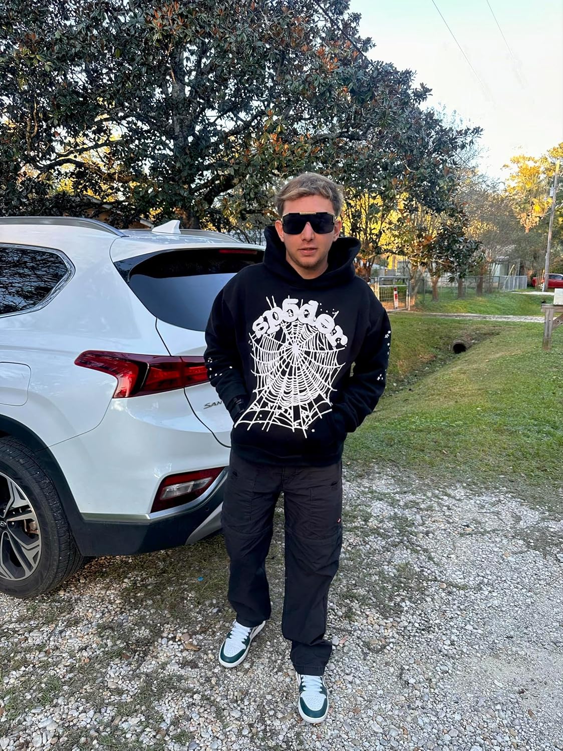 FEISEDY Square Oversized Sunglasses for Men Women, Flat Top Shield One Piece Lens Sun Glasses Shades B2765 - Image 4