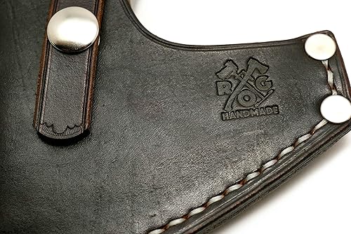 Vista 7 de Review Outdoor Gear Funda de hacha/máscara/cubierta para The Council Tool 2 # Wood-Craft Camp Carver, mango curvado de 16 ″