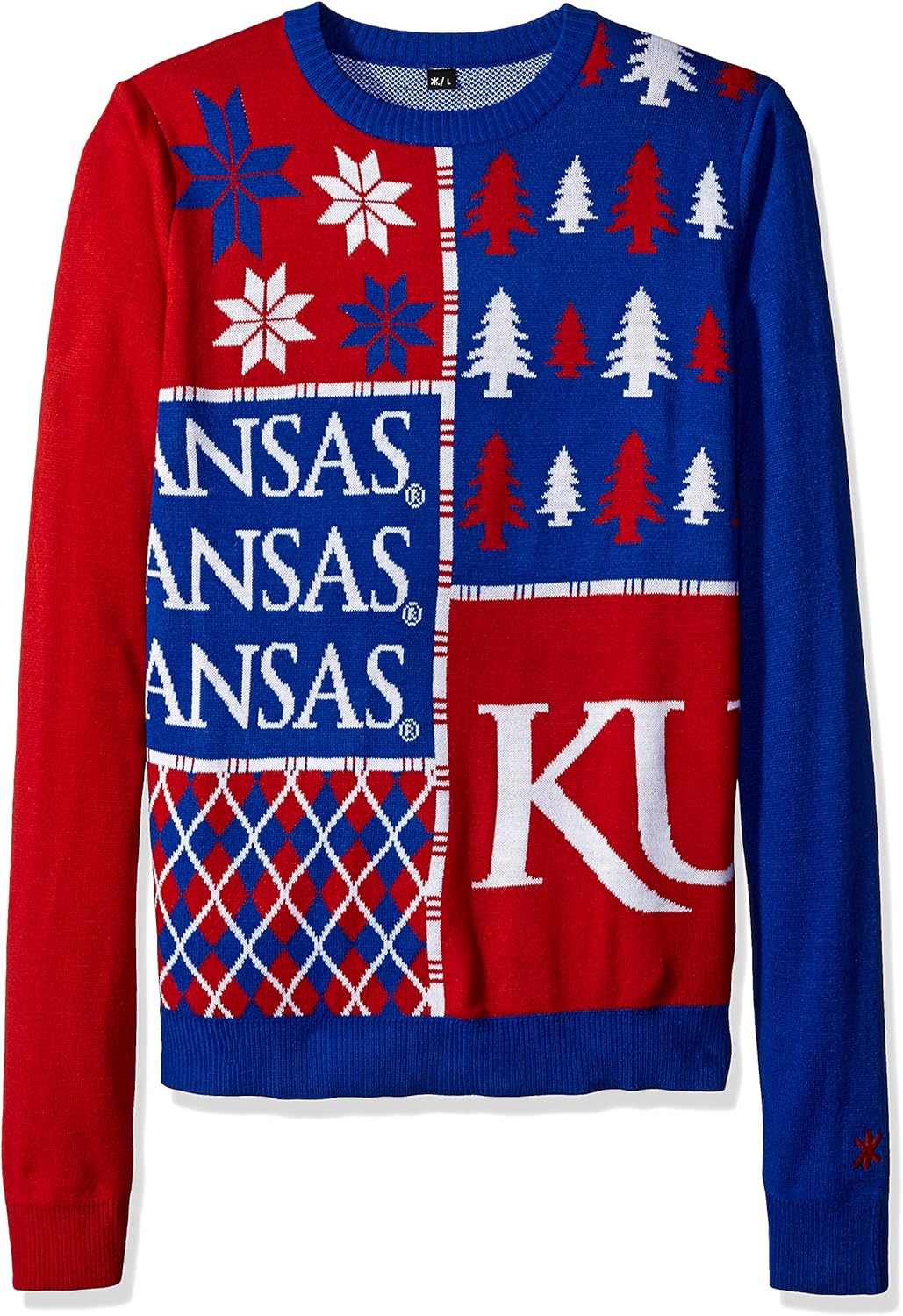 NCAA Iowa Hawkeyes Busy Block Ugly Sweater