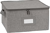 Vista 79 de Covermates Keepsakes - Caja de almacenamiento con cremallera superior - Poliéster resistente - Asas reforzadas - Diseño apilable - Almacenamiento