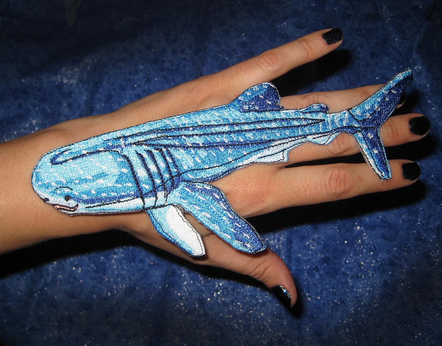 Whale Shark Rhincodon typus Iron on Patch