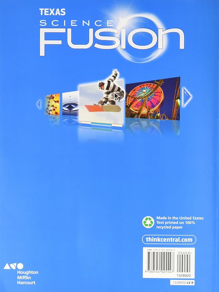 Science Fusion: Student Edition Grade 8 2015: HOLT MCDOUGAL