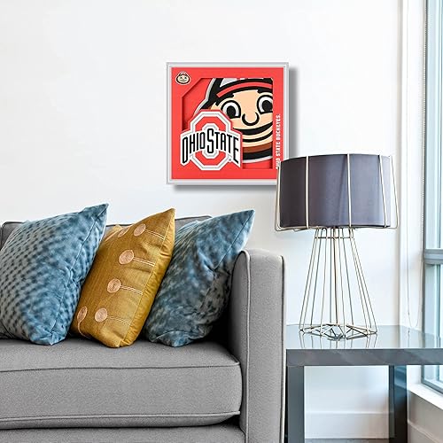 Vista 156 de YouTheFan NCAA Alabama Crimson Tide 3D Logo Series - Arte de pared - 12 x 12