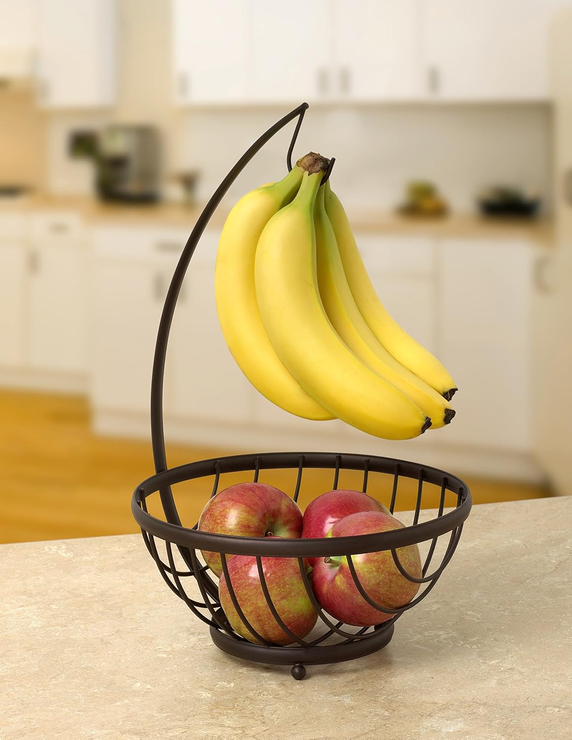 Exclusive Discount 🔥 Spectrum Diversified Ashley Small Fruit Tree & Basket Kitchen-Hanging-Baskets, Bronze
